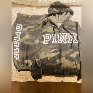 PINK Victoria's Secret Camouflage Hoodie